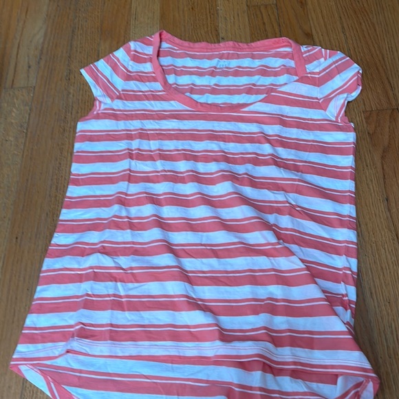 Brand New pink and white striped Gap t-shirt - Picture 1 of 4